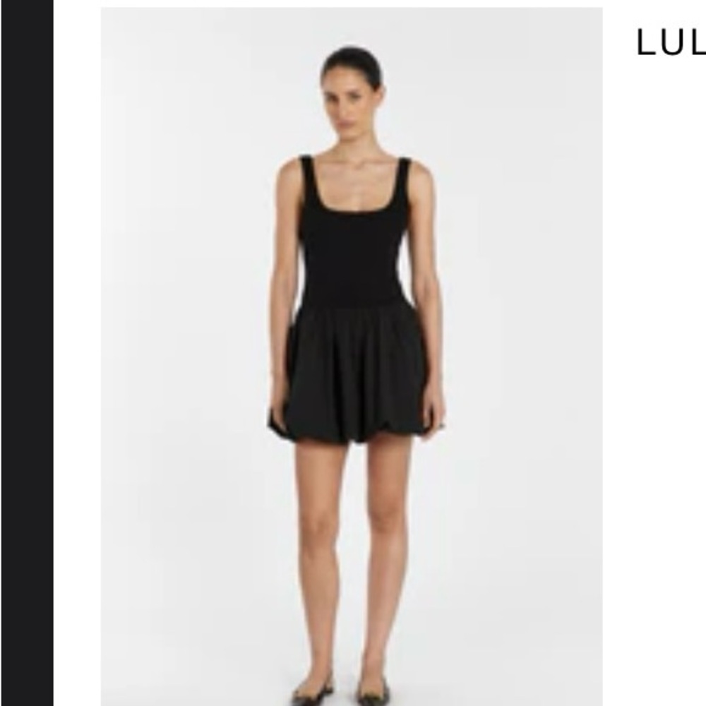 DISSH LULA BLACK BUBBLE MINI DRESS